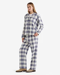 Womens Plaid Pajama Set
