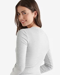Roam Rib Fitted Long Sleeve Top