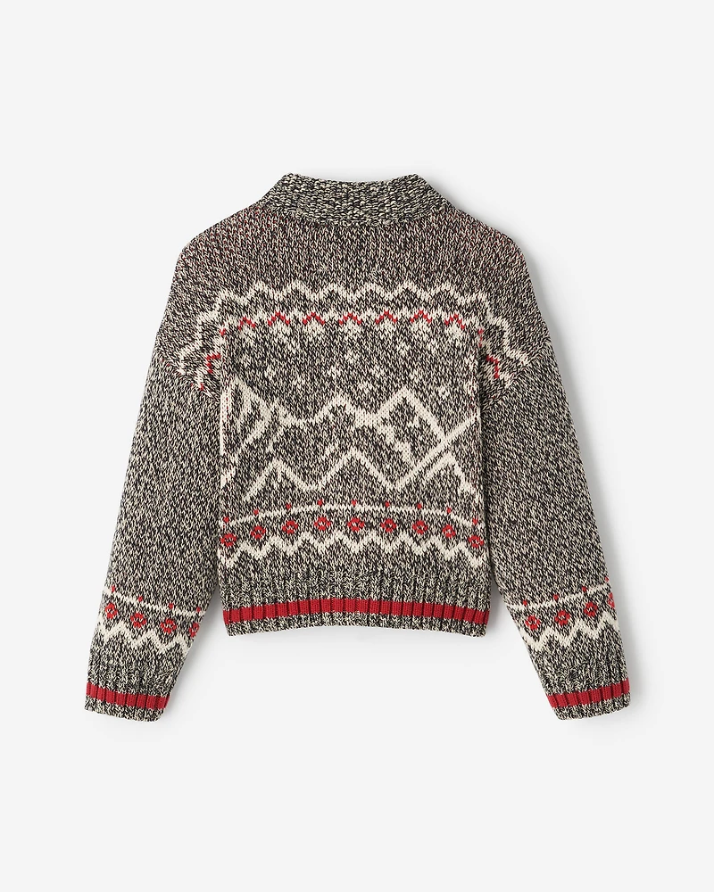 Toddler Cabin Fair Isle Cardigan