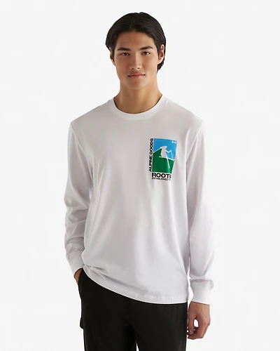 Mens Vintage Alpine Goods Long Sleeve T-Shirt