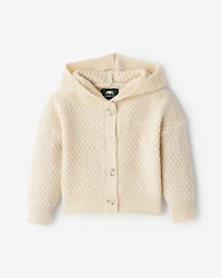 Baby Bubble Knit Bear Cardigan