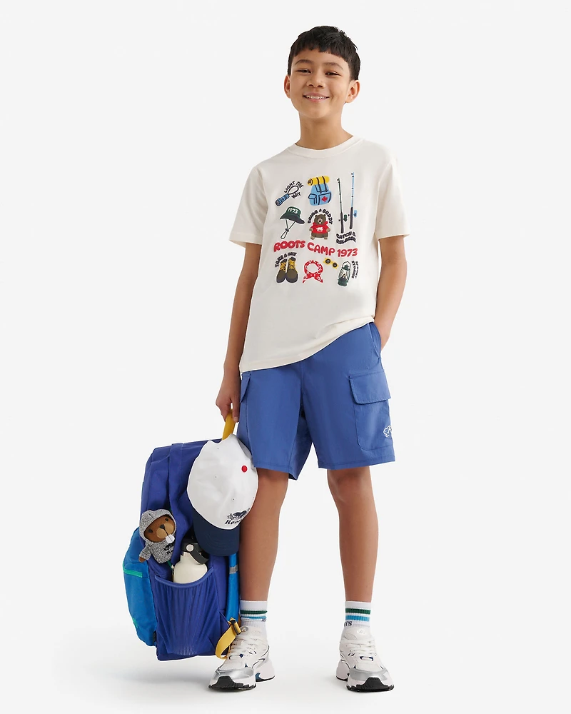 Kids Glow The Dark Camp T-Shirt