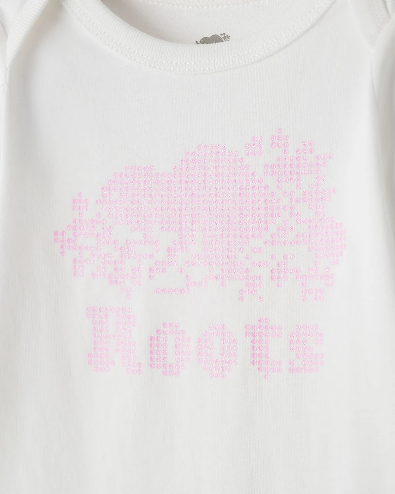 Baby Organic Cooper Beaver Bodysuit