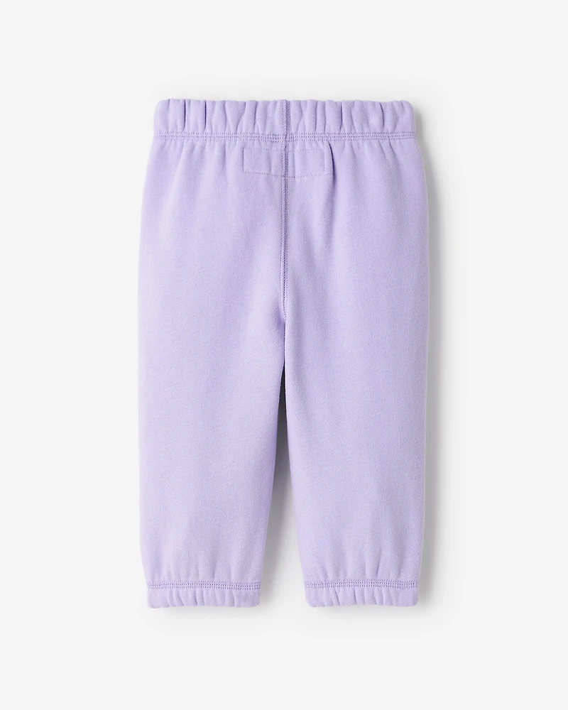 Pantalon original en molleton de coton bio pour bébés