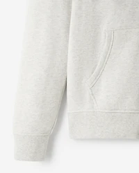 Chandail à capuchon et glissière avec appliqué Roots