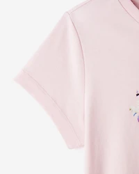 T-shirt ajusté à motif floral pour enfants