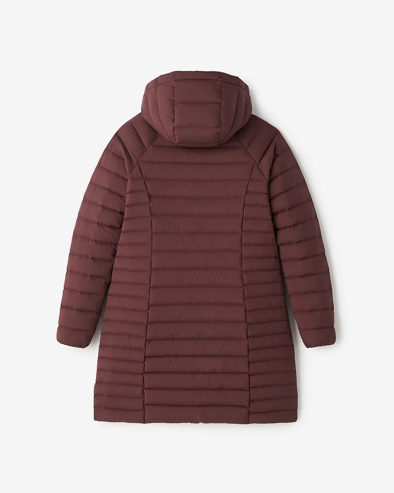 Blouson long en duvet compressible Roots