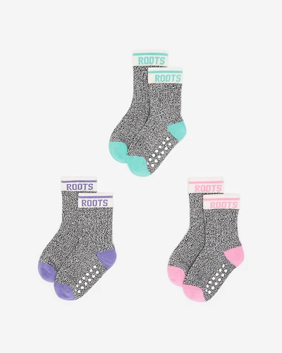 3 paires de chaussettes courtes Cabane pour tout-petits et bébés