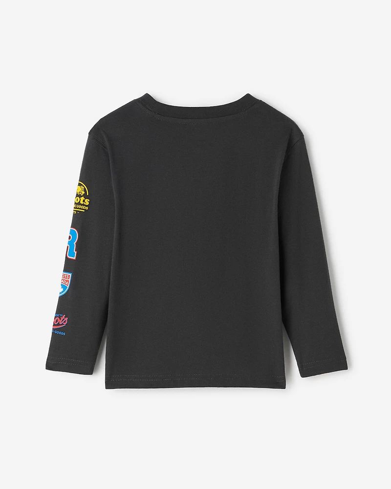 T-shirt à manches longues Hockey pour tout-petits