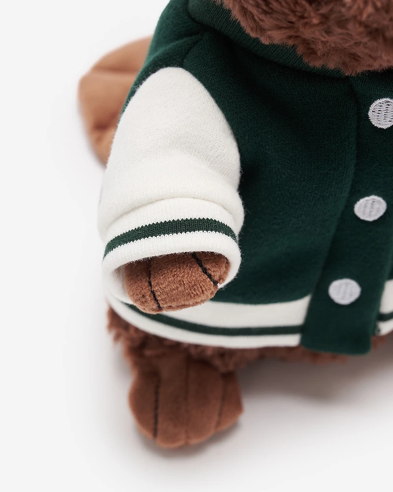 Varsity Jacket Beaver Stuffie