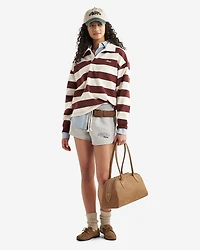 Sac à main style bowling en cuir Tribe