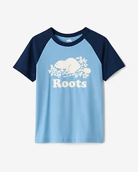 T-shirt style baseball Cooper en coton bio pour enfants