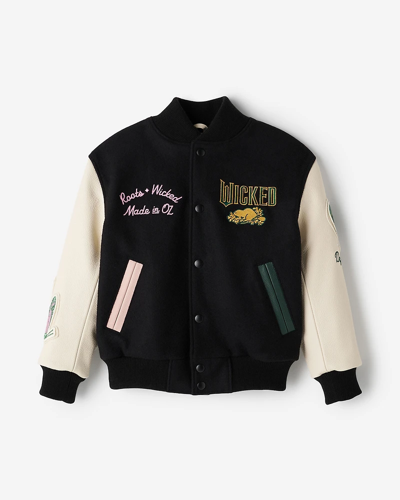 Kids Roots X Wicked Varsity Jacket