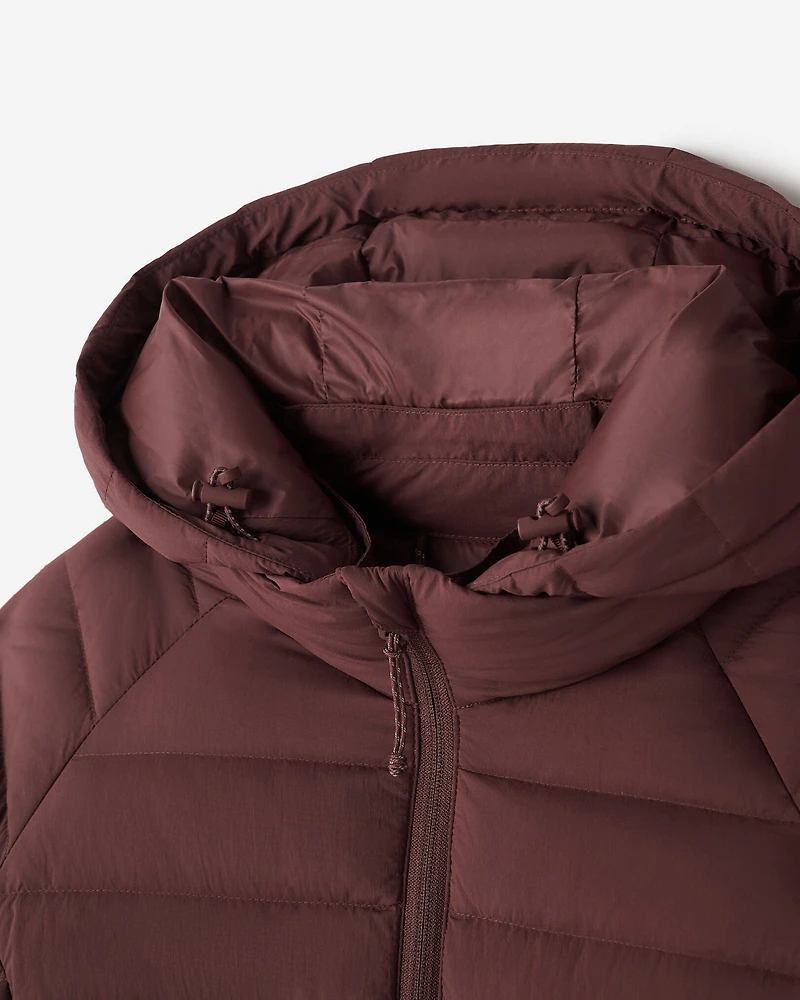 Blouson long en duvet compressible Roots