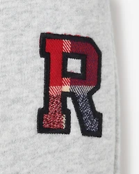 Baby Plaid Applique Sweatpant