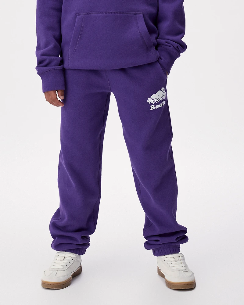 Pantalon original en molleton de coton bio Roots pour enfants