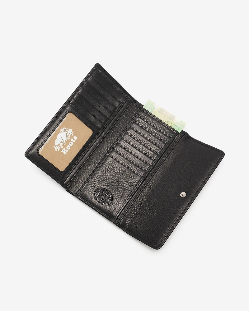 Pochette moyenne en cuir Toscano
