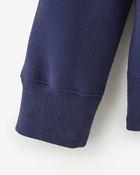 Chandail original à capuchon et glissière en coton bio pour enfants