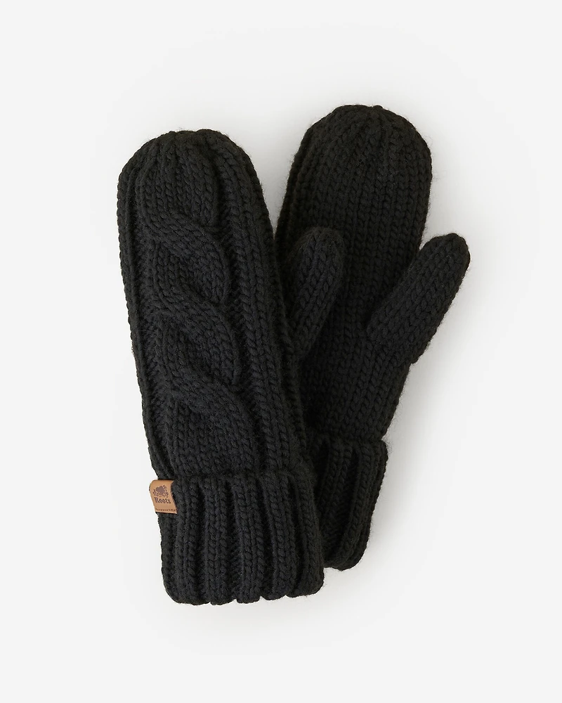 Womens Olivia Cable Mitten