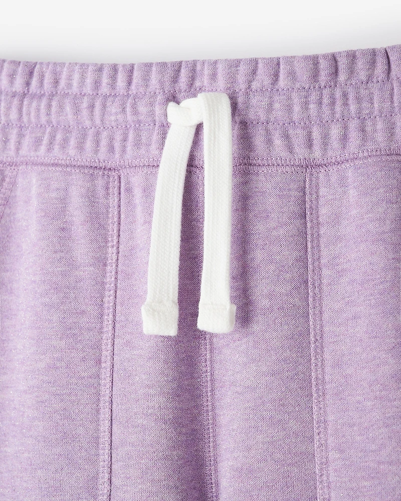 Pantalon évasé en molleton scintillant Cooper pour filles