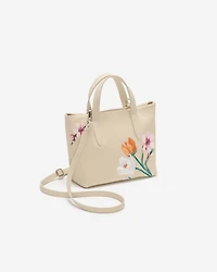 Floral Small Carryall Cloud