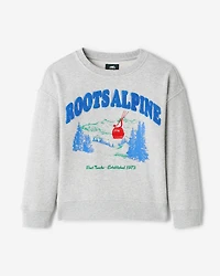 Kids Alpine Landscape Crew Sweatshirt
