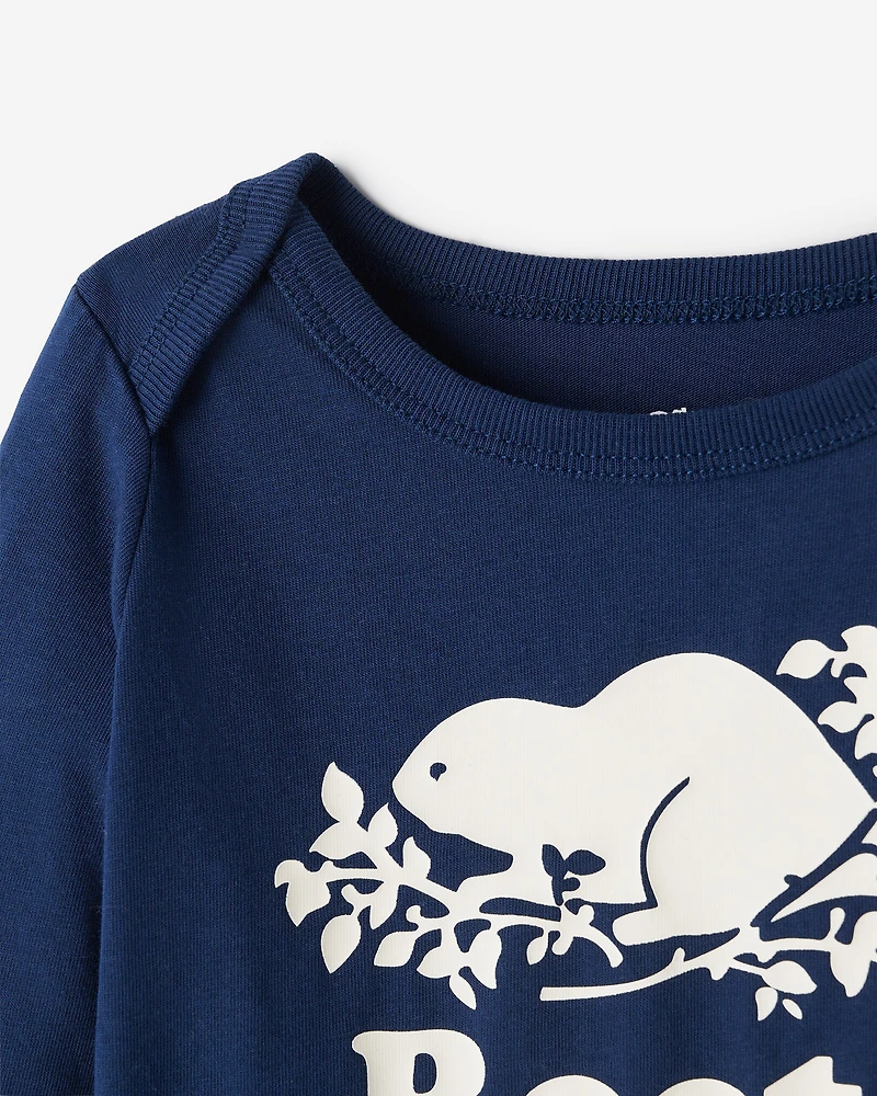 Baby Organic Cooper Beaver Bodysuit