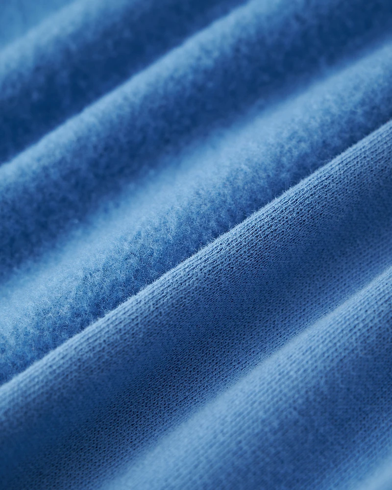 Chandail original à capuchon et glissière en coton bio pour tout-petits