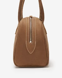 Sac à main style bowling en cuir Tribe