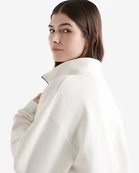 Chandail à col glissière décontracté Cooper en coton bio