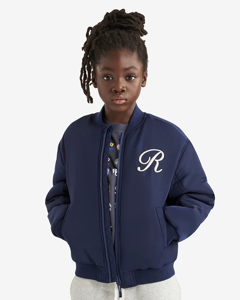 Kids Roots Signature Varsity Jacket