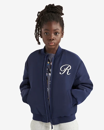 Kids Roots Signature Varsity Jacket