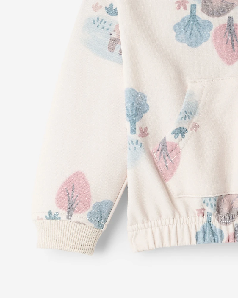 Baby Cozy Bear Zip Hoodie