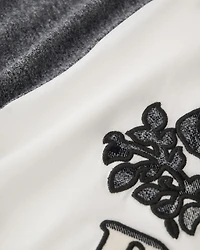 T-shirt manches longues à carreaux Inglenook pour femmes