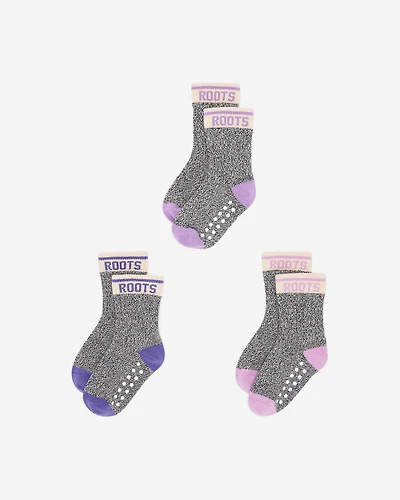 Baby & Toddler Cabin Ankle Sock 3 Pack
