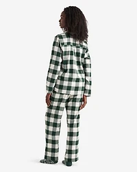 Womens Plaid Pajama Set