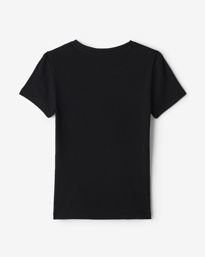 Roam Rib Fitted Short Sleeve Top