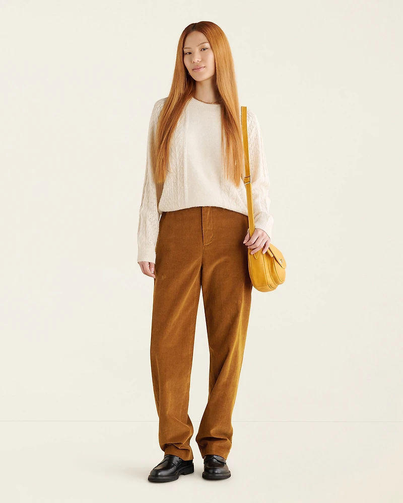 Pantalon en velours côtelé Alice