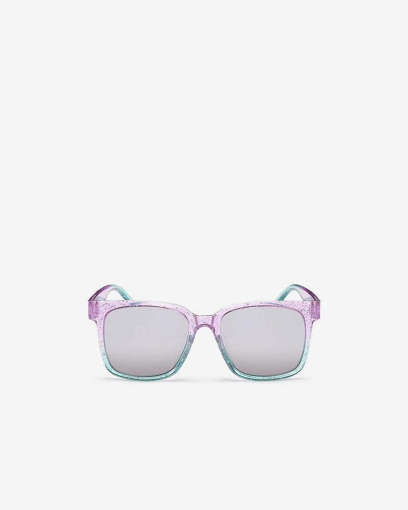 Lunettes de soleil carrées scintillantes pour enfants