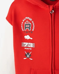 Chandail à capuchon et glissière Alpine Goods pour enfants