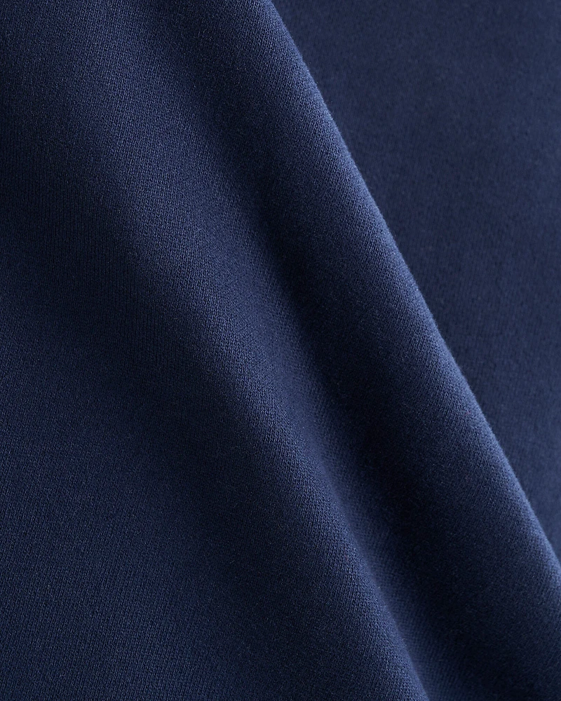 Chandail à demi-glissière avec appliqué carreaux