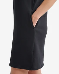 Cooper Terry Short Sleeve Quarter Zip Dress