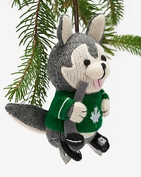 Hockey Husky Ornament