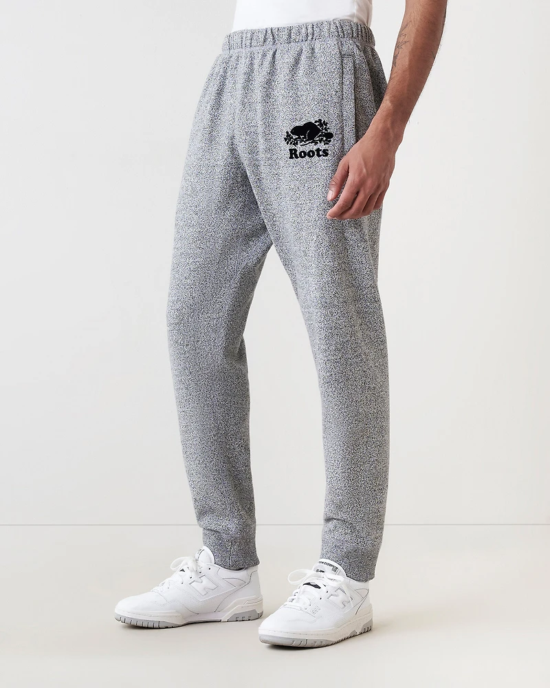Pantalon ajusté long en molleton de coton bio Park (entrejambe : 32 po)