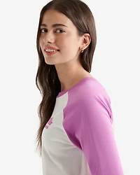 Womens Organic Cooper Baseball T-shirt