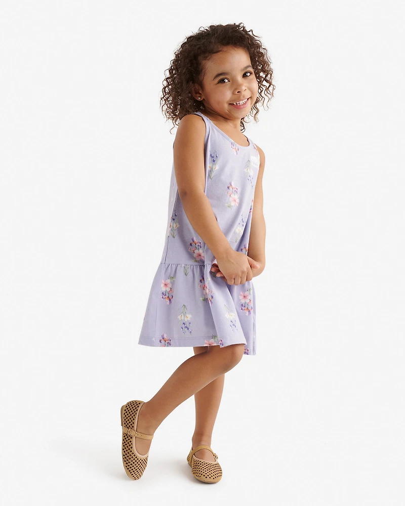 Robe camisole motif floral Cooper pour tout-petits