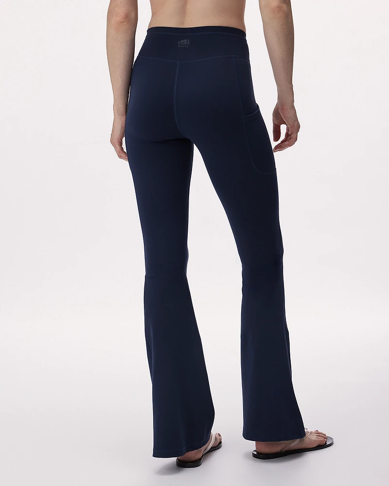Legging sport évasé en tricot