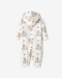 Baby Cozy Bear Romper Hoodie