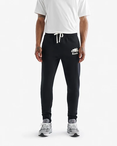 Pantalon ajusté en molleton de coton bio Park