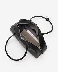 Sac à main style bowling en cuir Cervino